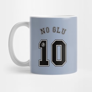 No Glu-10 Football (black) Mug